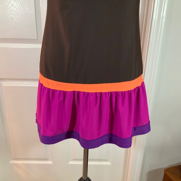 Prana Mauve Colorblock Swim Dress Size Small - Picture 3 of 8
